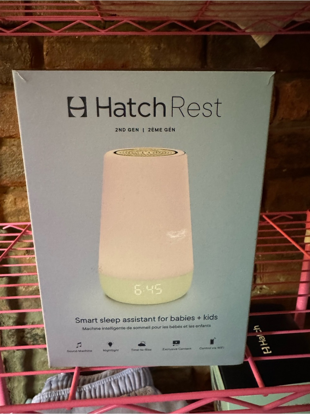 Product packaging for sleep routine device